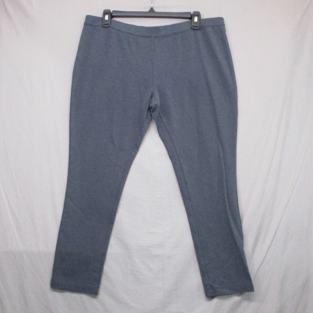 Isaac Mizrahi Ankle/Cropped Leggings Gray Women Size | XL